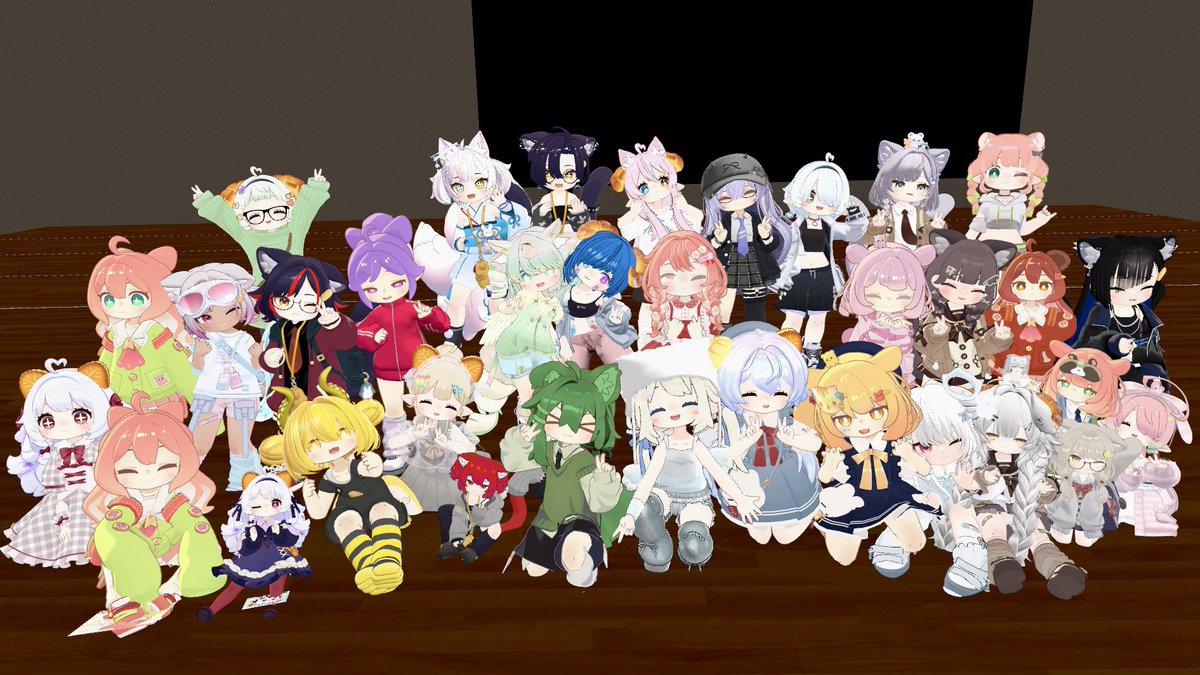 kiki_vrc0903's tweet photo. 第1回えも踊たくさんのご参加ありがとうございました〜！！✨

えも研アバター達がウニウニ動いてて私の見たい光景がそこにあって本当に幸せでした🥳🫶
みんなが1番楽しかったのはどの曲だったかな？ぜひ教えてね🌟
#えも踊 https://t.co/3xdeuLfvno