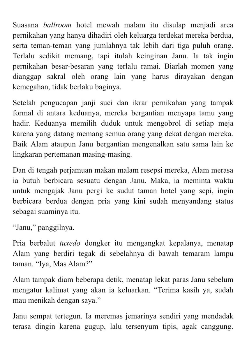 lertkosuemn's tweet photo. 24. Mas akan berjalan dengan kecepatan yang sama dengan Janu - Alam. 🤵🏻💍🤵🏻 https://t.co/n8jbXC167O