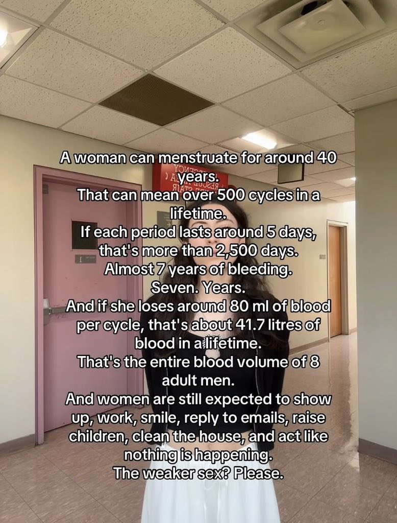 _girlarchive's tweet photo. and somehow “i’m on my period” is still treated like a minor inconvenience https://t.co/tmDaHWoh9c
