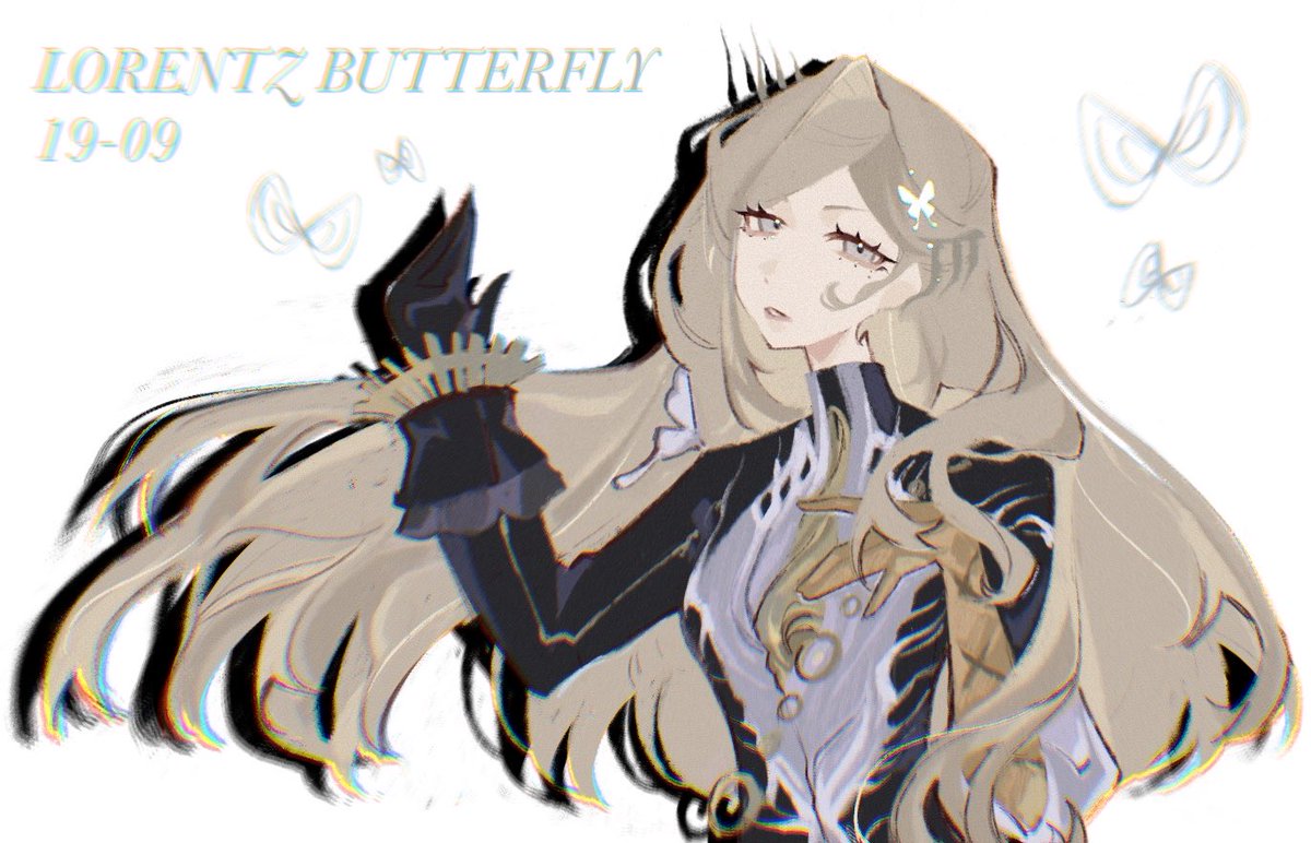 Marianne_Mariee's tweet photo. Finally had some time to draw :>> anyway happy birthday to Marguerite 𓂃 ࣪˖ ִֶָ𐀔

 #LorentzButterflyBirthday2026 #R1999Vibe #Reverse1999 https://t.co/YfCN1emNqi