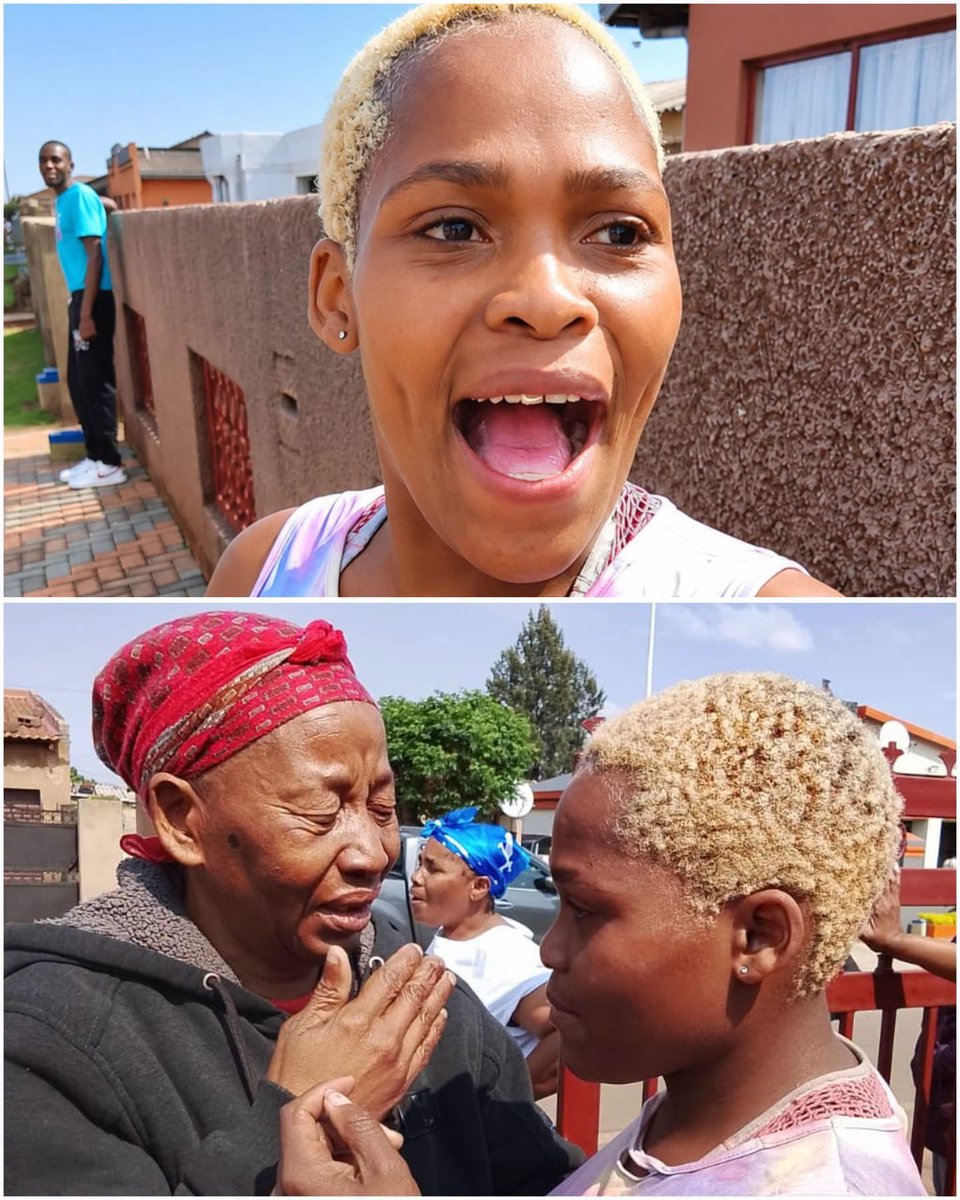 AladyPL's tweet photo. Haibo, she’s alive!😭🙏
Teballo Monamodi has returned home alive after her family believed she had died in Ekurhuleni. The family even identified a body found in Villa Liza, near Dawn Park, on Thursday, as hers.

Teballo says the woman who was found looked somewhat similar to her, which may be why the person who identified the body thought it was her