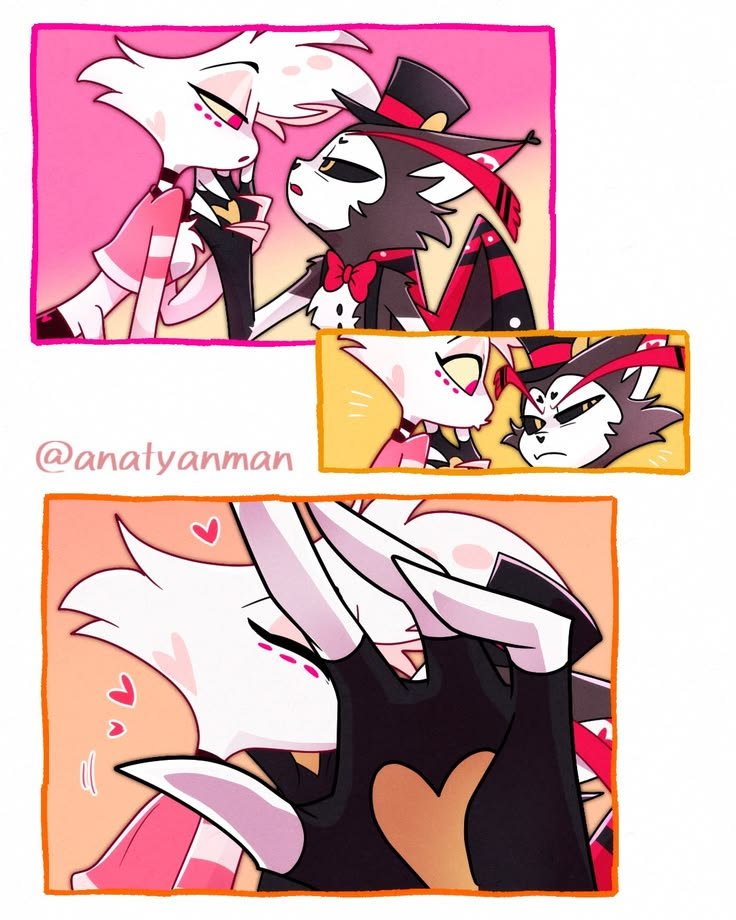 Alastoriaqniv's tweet photo. Huskerdust este ship es el mejor del Hazbin Hotel uwu https://t.co/94Rga0HXlB