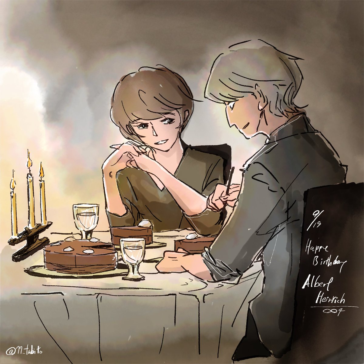 11_tabito's tweet photo. 時間なさすぎてギリギリ投稿になった泣　もうもう…おめでとうございます…   #アルベルト・ハインリヒ誕生祭2026 https://t.co/cDc9vRjktF