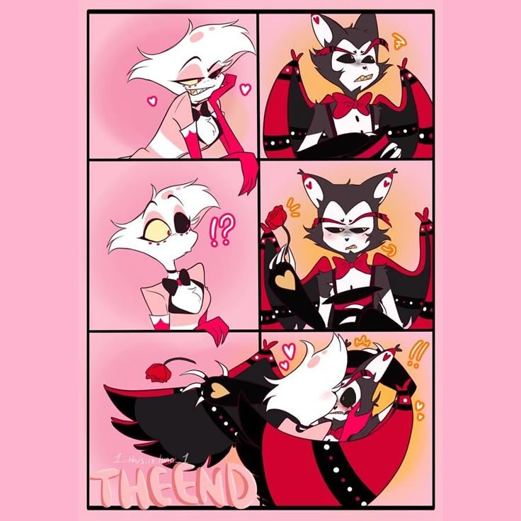 Alastoriaqniv's tweet photo. Huskerdust este ship es el mejor del Hazbin Hotel uwu https://t.co/94Rga0HXlB