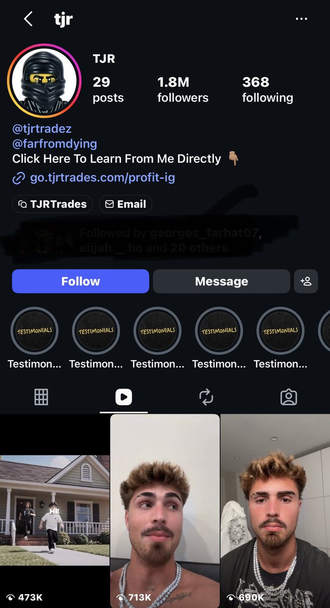 AidenDayTrader's tweet photo. 15mns ago @_TJRTrades posted aiden video on his IG.

Go spam the video with ca! https://t.co/mbExIZyUuJ