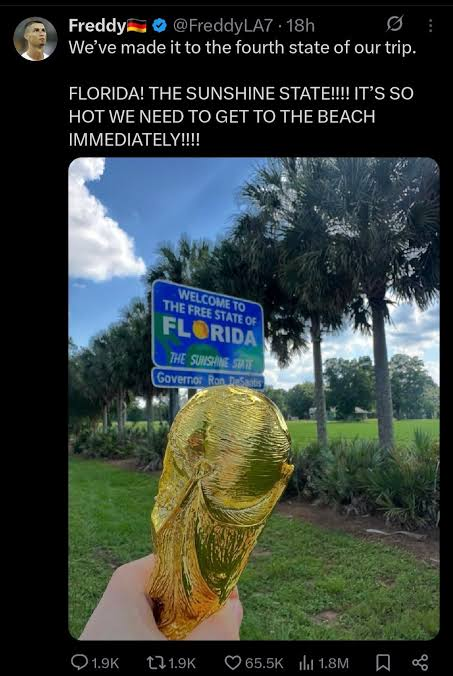 petty042's tweet photo. @FreddyLA7 Y'all need to find and buy a new small replica trophy. https://t.co/MEysB7utF4