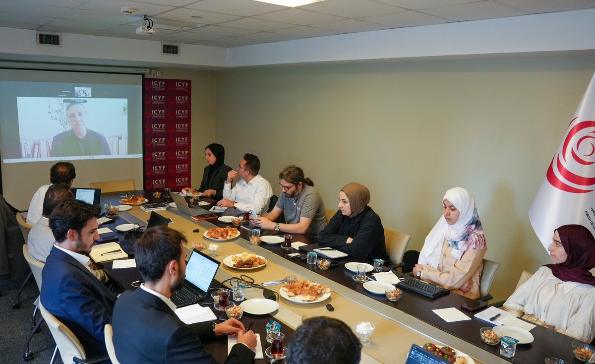 ICYF_Official's tweet photo. The third workshop of the Road to World Youth Congress series was held at the ICYF Secretariat under the theme “The Future of Skills and Education in the Era of AI.”

We were pleased to host Prof. Dr. Ahmet Faruk Aysan and Prof. Dr. Enis Doko, alongside representatives from TÜRGEV, TÜGVA and Türkiye Maarif Foundation, for an engaging exchange on the future of education, skills and youth in the age of AI. 

The discussions contribute to the preparations for the World Youth Congress 2026 and its focus on shaping a future-ready generation.
@tahaayhan 
@TMaarifVakfi 
@tugvaTR 
@turgev 
@enis_doko