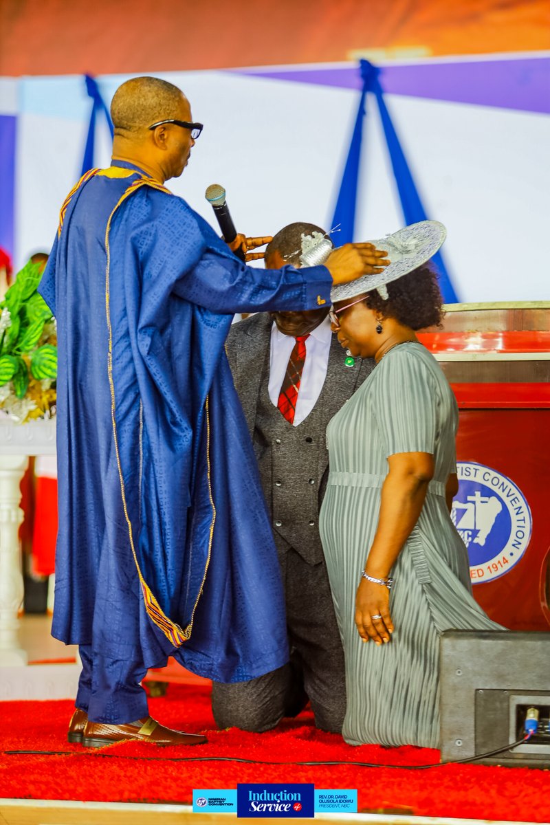 OfficialNBCHQ's tweet photo. It was a beautiful day of celebration, thanksgiving and renewed commitment at the Induction Service of the President of the Nigerian Baptist Convention, Rev. Dr. Olusola Idowu.

Joined by past leaders, ministers and members of the Convention, Rev. Dr. Olusola Idowu was formally inducted into office and committed to God for the assignment ahead.

As he begins this new chapter of service, we pray for divine wisdom, strength and guidance to lead according to God's will.

May God continually uphold and use him for His glory. Amen.

#InductionService
#NigerianBaptistConvention