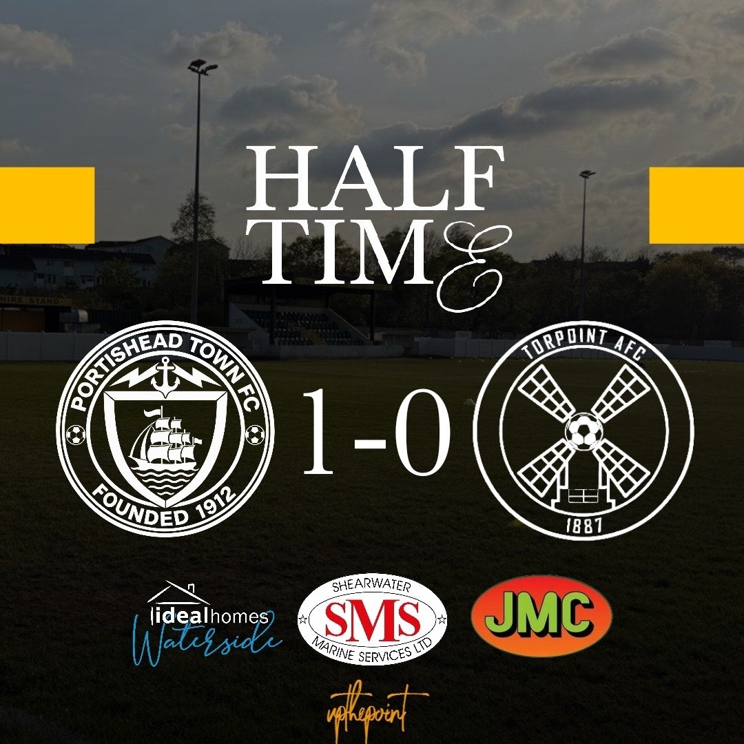 torpointafc's tweet photo. Half-Time | Trail by 1 at the break. https://t.co/mAYyAcLwa6