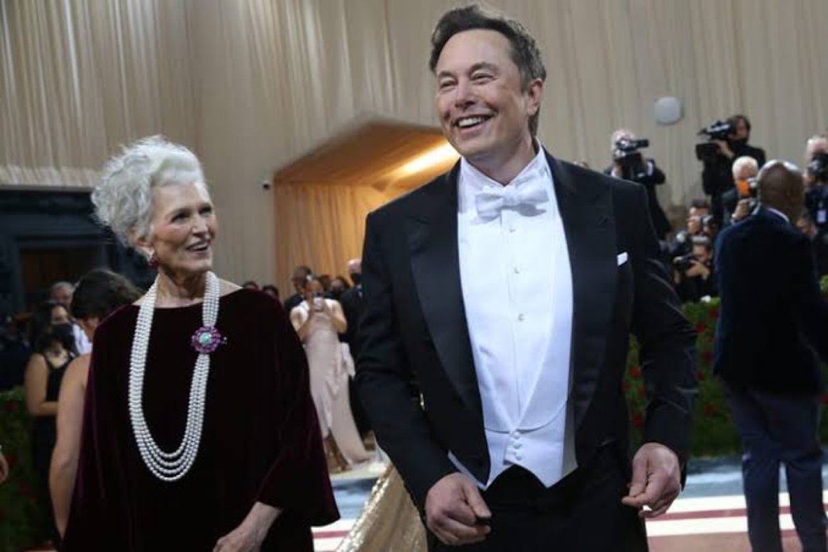 AndrewHoward05's tweet photo. Maye Musk:

“I think being richest person of the world wasn't his goal. His goal was just to do good things. He saw so many opportunities where he could do good things.” https://t.co/MjE8QAyVMI