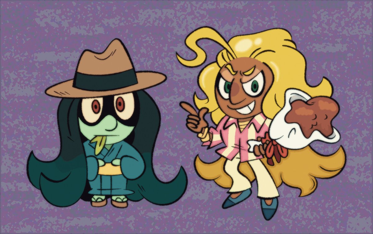 BillSpooks's tweet photo. Herbiboy and Carniboy doodle request! https://t.co/pvgWHKbiMb