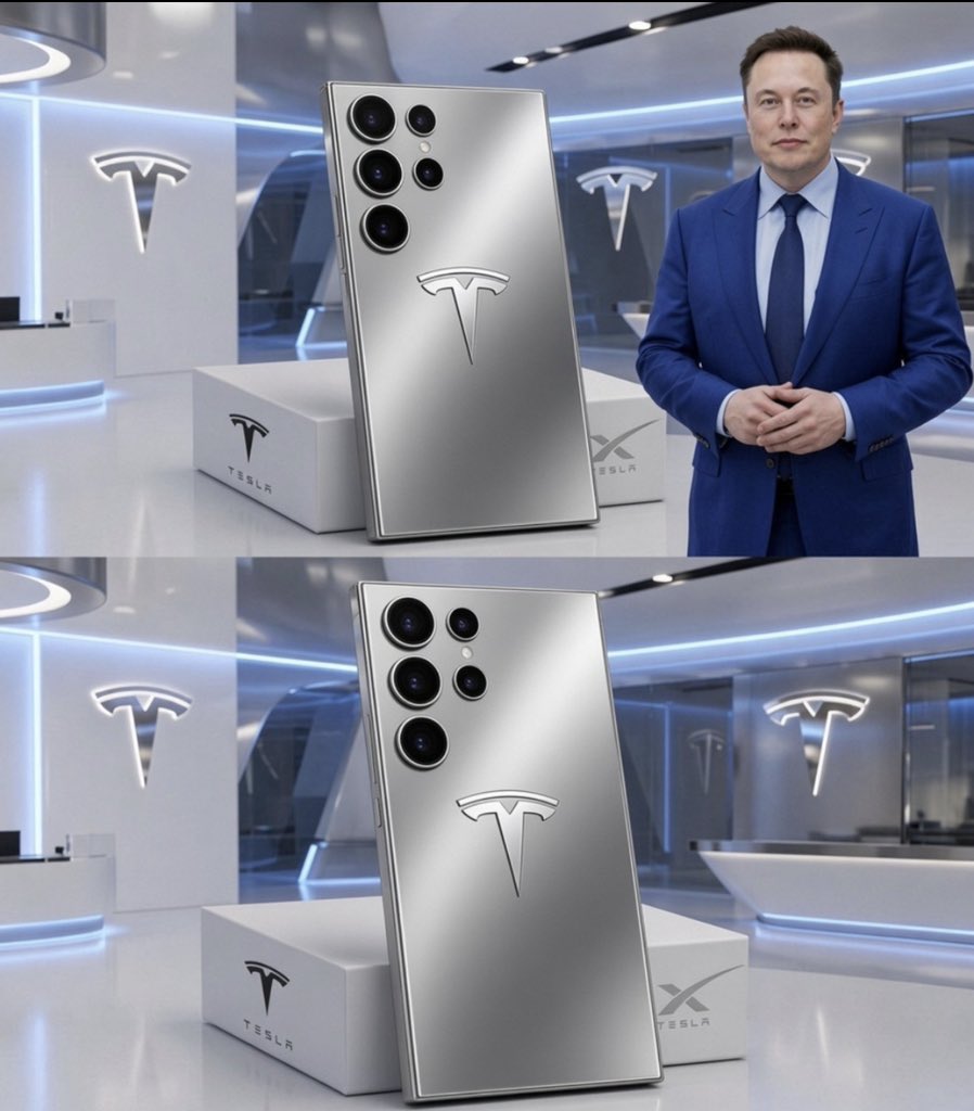 AmericanTower_'s tweet photo. QUICK POLL:

Elon Musk offers you a brand new Tesla Phone for FREE. Would you accept?

A) Yes

B) No https://t.co/5XOE7amkch