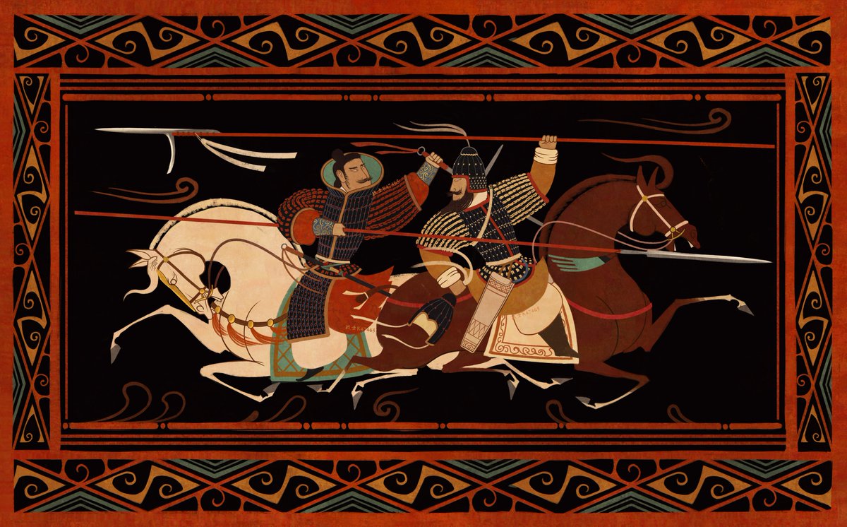 Cuitin3's tweet photo. Sun Ce vs. Taishi Ci
A legendary duel of the late Eastern Han. https://t.co/qiXlMIdlLb