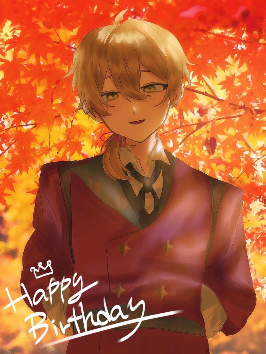 siiiitake_trpg's tweet photo. 🍁HAPPY BIRTHDAY 化野祝🍂
お誕生日おめでとう🎉自秋にとって祝は光そのものだよ。これからも沢山思い出作ろうね https://t.co/zKLv26UsVB