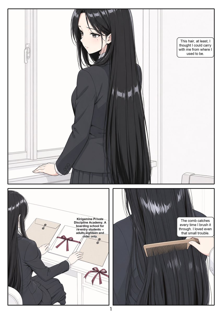 ShornStudio's tweet photo. KOUSOKUGAMI — The School Code
English edition · 33 pages, full color
An adult transfer student's first day: Appearance Code, Article Three. No exceptions.
fiction · all adults · non-sexual
https://t.co/bKlW3TEAlj
#hairfetish #bobcut #doujinshi https://t.co/2ioIA71cyl