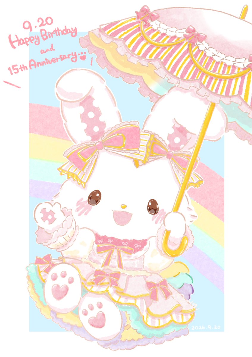 metta_omoiyari's tweet photo. 📮🐰＼𝐇𝐚𝐩𝐩𝐲 𝐁𝐢𝐫𝐭𝐡𝐝𝐚𝐲 𝐌𝐞𝐥𝐥／✉️🌈

お誕生日＆15周年おめでとう✨
これからもずっと、だいすき！💞

 #メル誕2026
 #ウィッシュミーメル
 #FanArt https://t.co/WkdveVJWdn