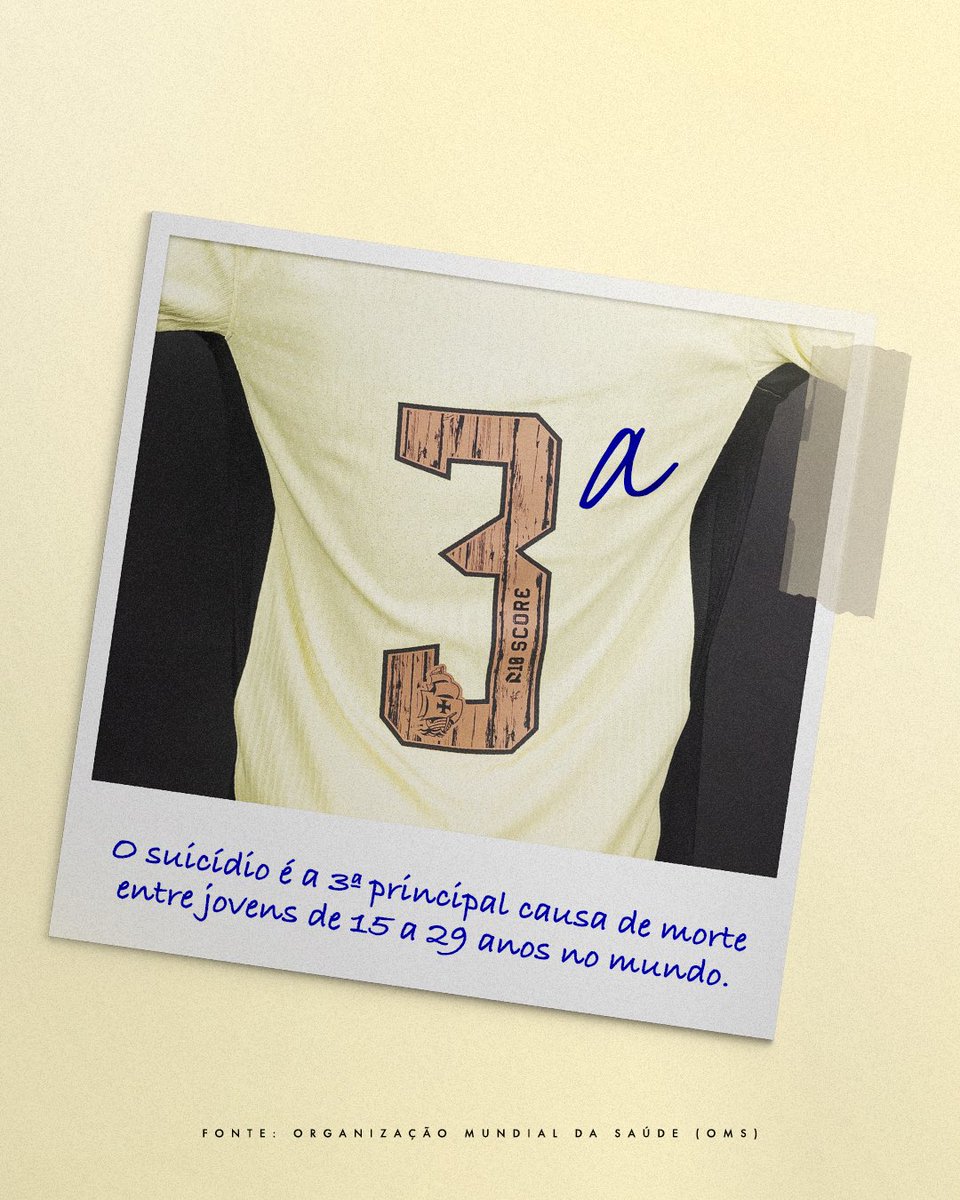 VascodaGama's tweet photo. Falar sobre saúde mental também é um ato de coragem.

Neste Setembro Amarelo, o Vasco reforça a importância de abrir espaço para a conversa, para acolher e estar presente. 💛

Se precisar, procure ajuda. Você não está sozinho.

#VascoDaGama https://t.co/mpXk4Z55Gq