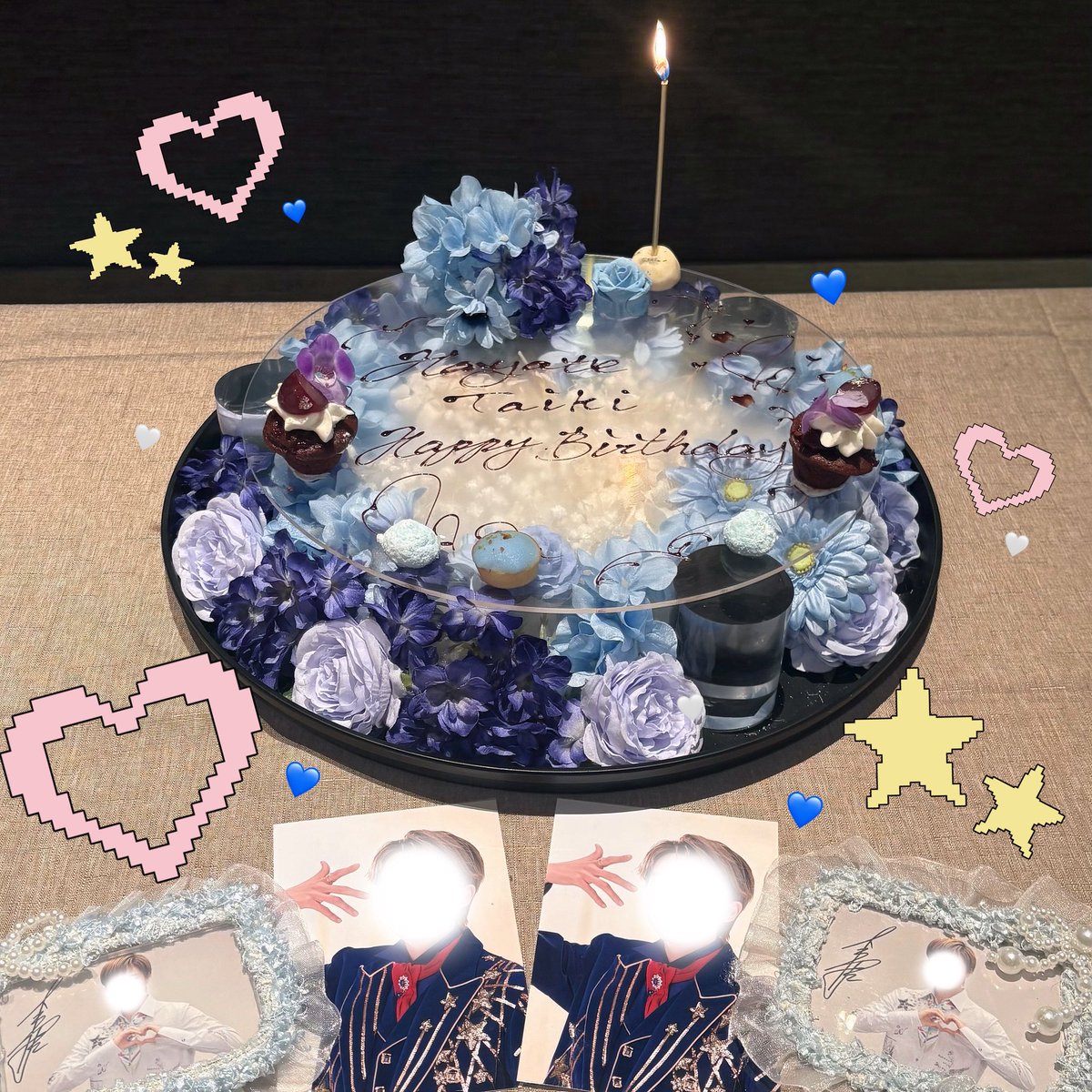 st4r_105's tweet photo. ✧ ˚₊‧ ~𓈒𓏸 ‧₊˚ ✧

         𝑯𝒂𝒑𝒑𝒚 𝑩𝒊𝒓𝒕𝒉𝒅𝒂𝒚  𓂃𓈒𓏸
　　　                 𝑻𝒂𝒊𝒌𝒊 𝑯𝒂𝒚𝒂𝒕𝒆  ⭐︎

                                                ✧ ˚₊‧ ~𓈒𓏸 ‧₊˚ ✧

今年も友達とお祝いできた🥂 https://t.co/f7bTlLONrk
