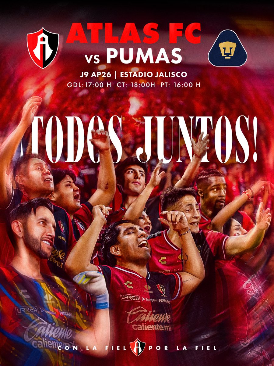 AtlasFC's tweet photo. Cancelen todos su planes porque… HOY JUEGA EL ATLAS FC 🤩

Nos vemos en el Jalisco para alentar a La AKD, Fiel 🦊

#ParaLaFielPorLaFielYConLaFiel https://t.co/R85CpkYDNU