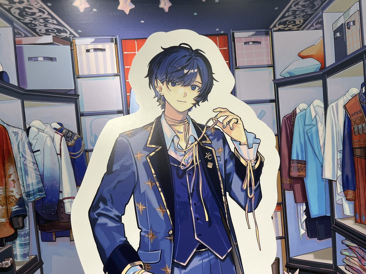 xSeshirume's tweet photo. ssr costume museum with oomf !!! 💙✨ https://t.co/hWbMj738qO