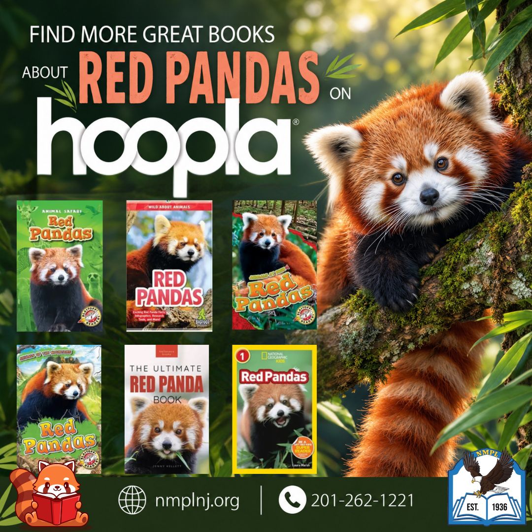 libraryNMPL's tweet photo. Have you met the red panda?
These adorable forest dwellers have plenty of fascinating stories to tell! Head over to @hoopladigital and discover books and resources about red pandas.
#internationalredpandaday #redpandas #animalawarenessdays #nmplnj #newmilfordpubliclibrary https://t.co/7XKaiWW3jp