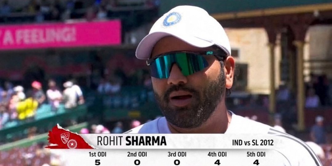 BEASTKLR's tweet photo. Rohit Sharma in IND vs SL ODI Series in 2012

1st Match - 5 Runs (8)
2nd Match - 0 Runs (5)
3rd Match - 0 Runs (1)
4th Match - 4 Runs (14)
5th Match - 4 Run (9)

13 Runs | 2 Average | 20 SR

In Today Cricket with this Performance in any Serier would Never played that format again https://t.co/RBOax9iz7M