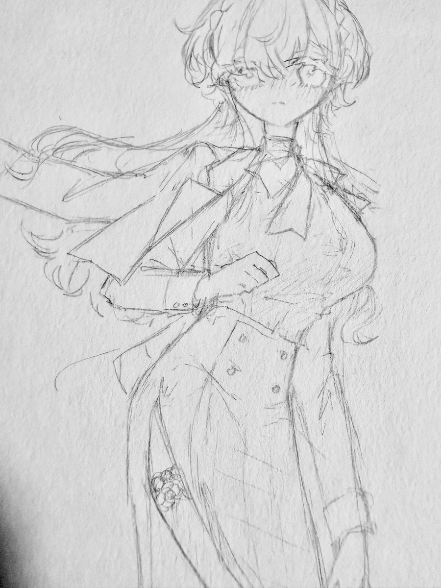 senten_cy's tweet photo. フォロワーから好評をいただいている巨女の立ち絵ラフ https://t.co/f57qDUiZd1
