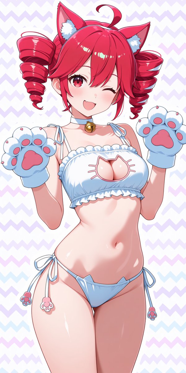 OsugiAI's tweet photo. ねこまるさんからお借りしました。
ありがとうございます。
SFW 
#重音テト / #KasaneTeto https://t.co/2pD55ntVe1