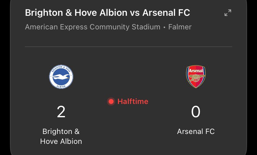 officialxmarvel's tweet photo. BROOOO 😭😭😭
You were talking about Madrid surviving the Premier League just yesterday… and today Brighton are making Arsenal survive for their lives. 😂😂
@kaspero147489 https://t.co/kDl9u5HFJ6