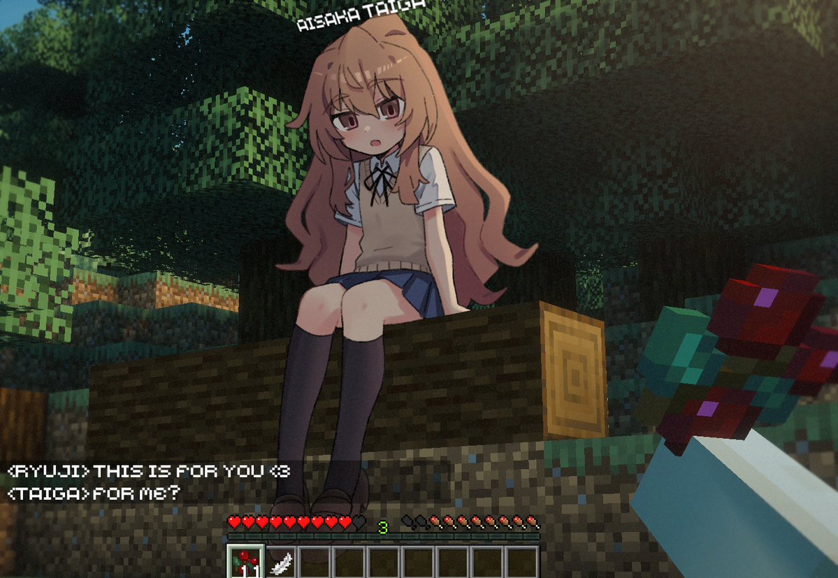 KOONOWENXD's tweet photo. I found Taiga in the taiga forest! 🐯🌲✨ https://t.co/HYz4VTCK01