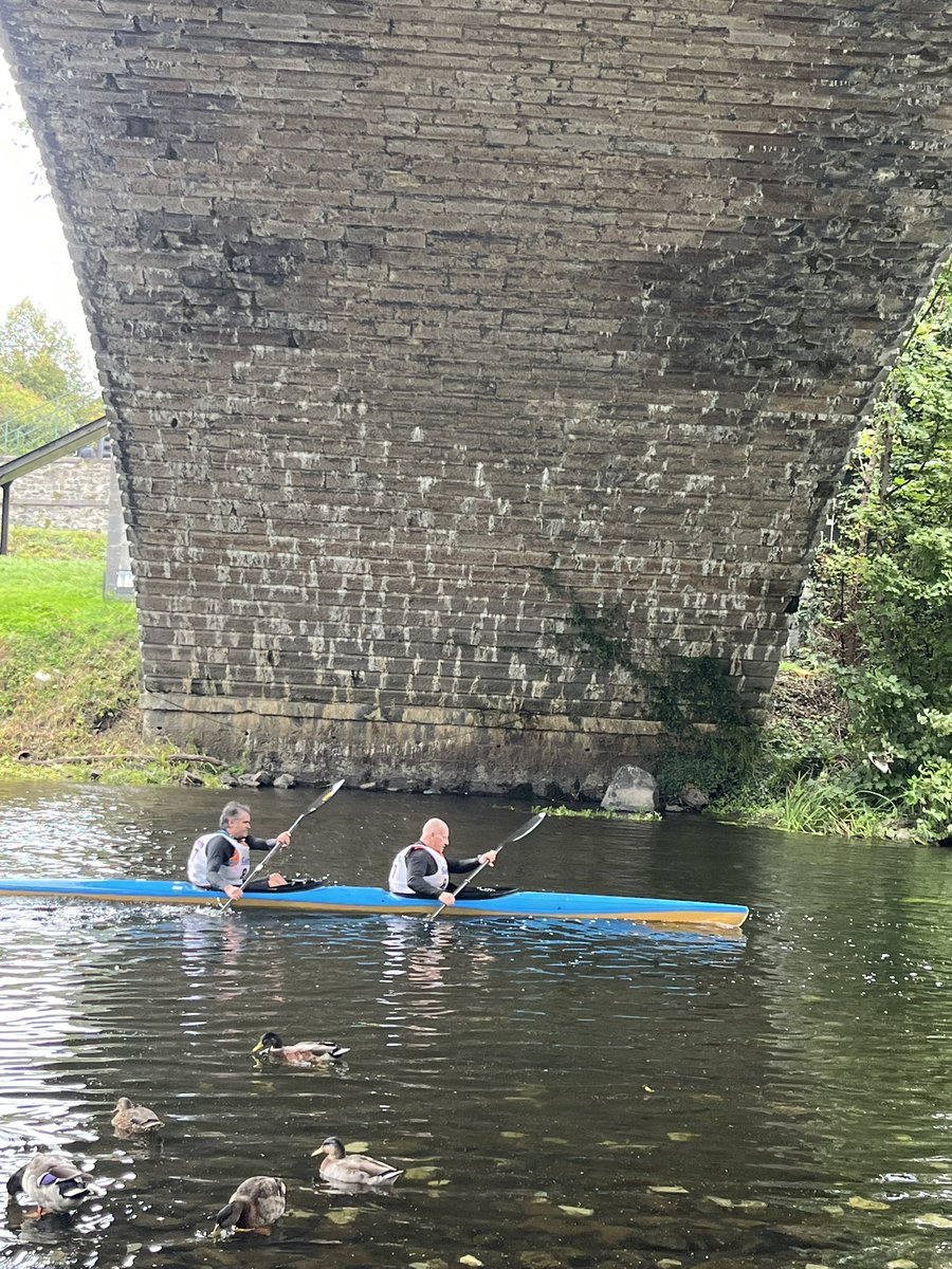 dcbedwards's tweet photo. Liffey descent at #lucan weird and bridge.   #liffeydescent https://t.co/IcXLtwNWvl