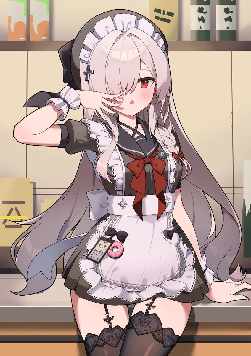 parex459417's tweet photo. #少女前线 #ドルフロ2 #G36C 
虽然在草图、线稿、上色阶段都有过哪里怪怪的感觉，抱着怀疑的心爽摸几天鱼后，又觉得都画到这了就继续推进，结果成稿还挺好看的…… https://t.co/vTGMfbK9sW