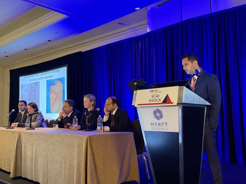 SCAI's tweet photo. How do we move from individual shock teams to comprehensive regional systems of #CardiogenicShock care?

This #SCAISHOCK session follows the evolution from tiered shock centers to networks, registries, and the survivorship continuum.

@EDavisNurse @MohitpahujaMD @BilliaFilio @mwkrucoff @Ajar_Kochar @SarasVallabhMD @iyadisseh