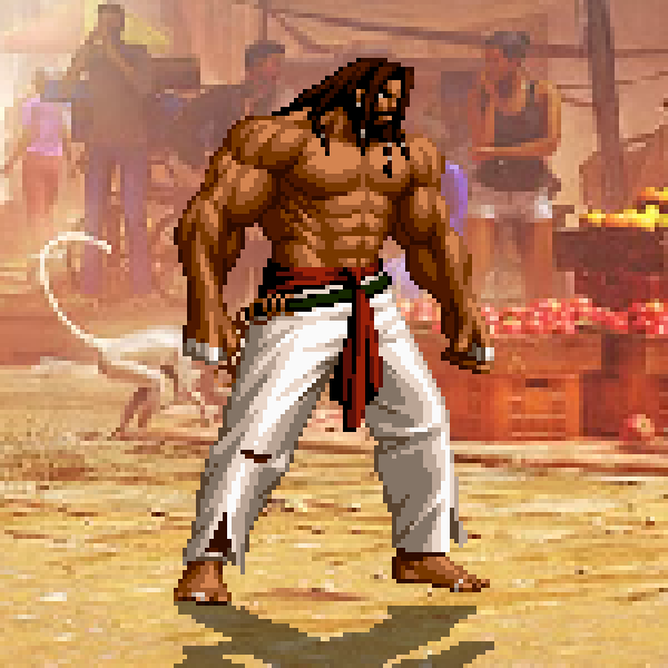 C73706559's tweet photo. #ドット絵 #pixelart #KOF #THEKINGOFFIGHTERS #StreetFighter6 #SF6 #Arjun https://t.co/Iep4WbHJHW