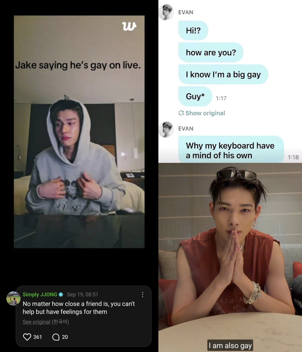 zZzZzZz7_7zZz's tweet photo. 🚨 ENHYPEN's Jake, Jay and Ni-ki and soloist EVAN has come out as gay https://t.co/RfTrEf7x49