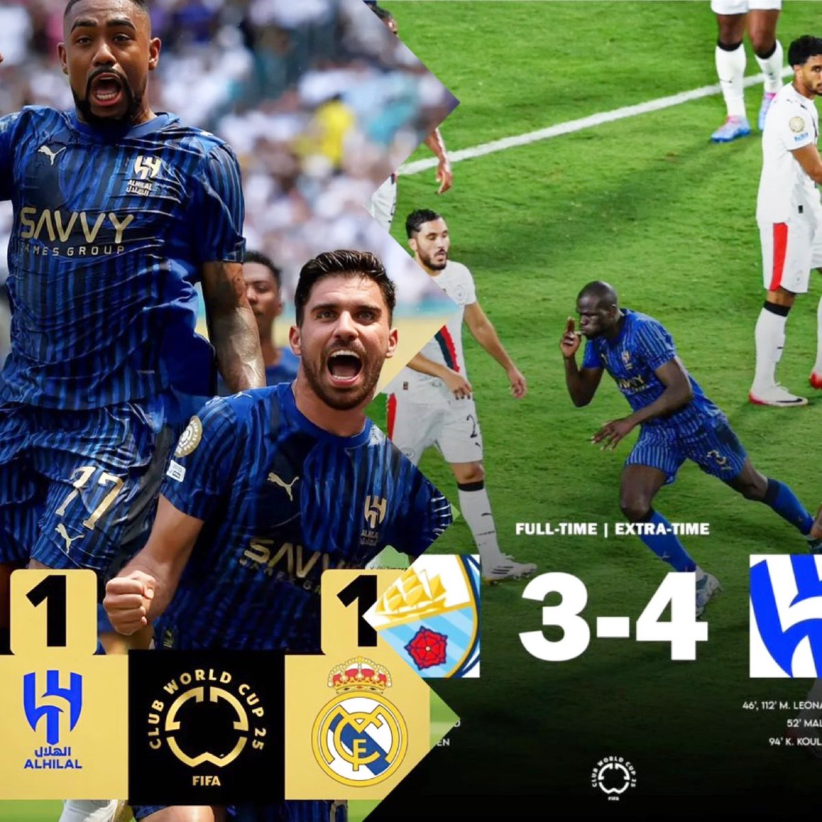 Supereliite's tweet photo. مشرف الوطن الوحيد 🇸🇦💙

الهلال وصل لنهائي كأس العالم للأندية وحقق الفضية 🥈، رغم إيقافه عن التسجيل لفترتي تسجيل!

وفي 2025:
تعادل مع ريال مدريد 1-1 !
أقصى مانشستر سيتي 4-3 في مباراة تاريخية!

ووصل 7 العالم في بعد اول نسخه حديثه لبطولة كأس العالم للانديه!

الهلال.. الماضي والحاضر السعودية في المحافل العالمية، عليك ان تسند ظهرك على الهلال فقط!

☝🏻💙💙💙💙💙💙💙💙💙💙💙💙💙