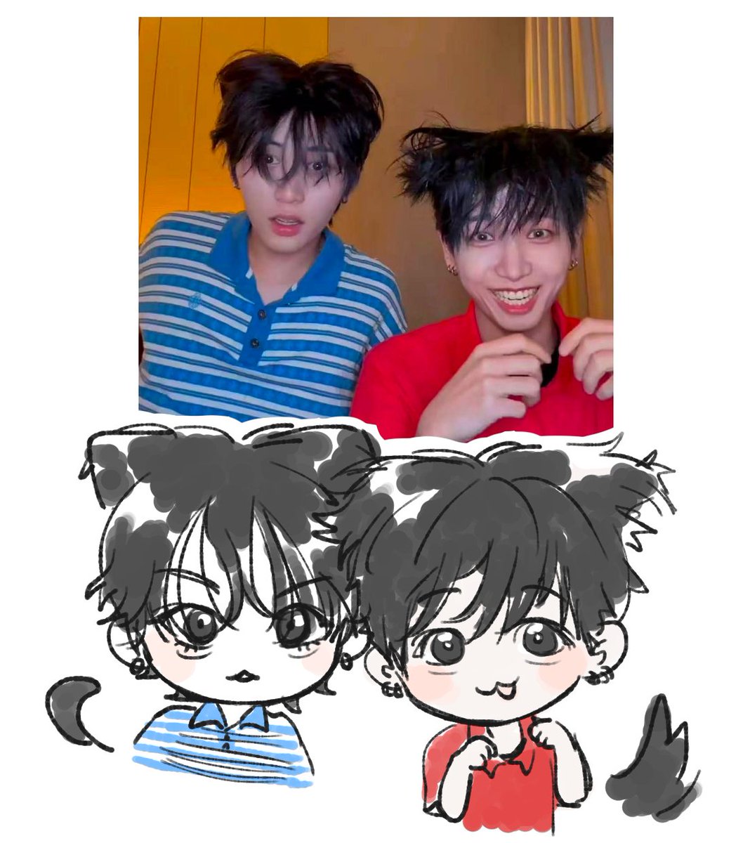 nian_92's tweet photo. 띵동즈🔔 🐈‍⬛🐶
#BOYNEXTDOORfanart https://t.co/ftM11bEgtL