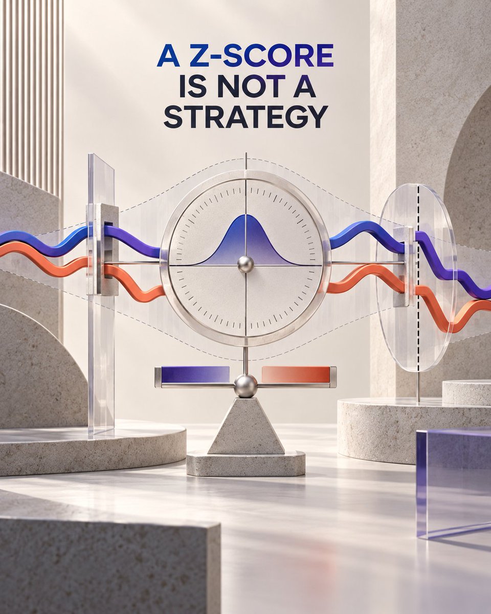 KAELAI001's tweet photo. Two assets can move together without sharing a stable long-term equilibrium. Pairs trading requires more than similar charts: test the spread, hedge ratio and economic relationship before expecting convergence. https://t.co/8FMA95iHcw #PairsTrading #QuantTrading https://t.co/uWdiwxCnSf