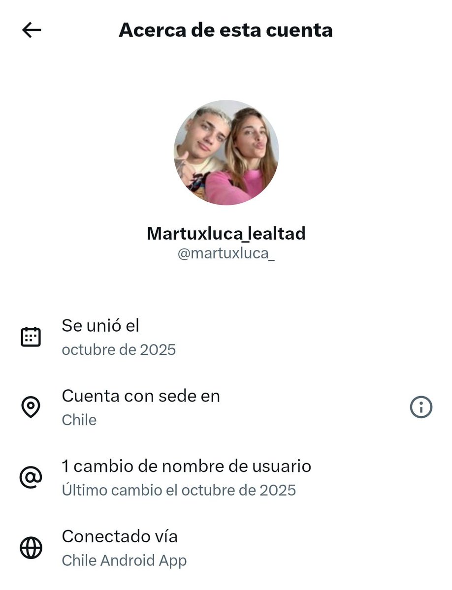 SandraC_1999's tweet photo. @PradoDalma48868 Es que esa cuenta es maneja por un Chileno degenerado que se resintió con @martuupereyrasolo porque ella no le dio bola a su ship. Y desde entonces la acosa, inventa rumores y la amenaza de muerte.
Además tiene amigos igual de enfermos que le dan difusión y se crean multicuentas https://t.co/y3U4vh5jV5