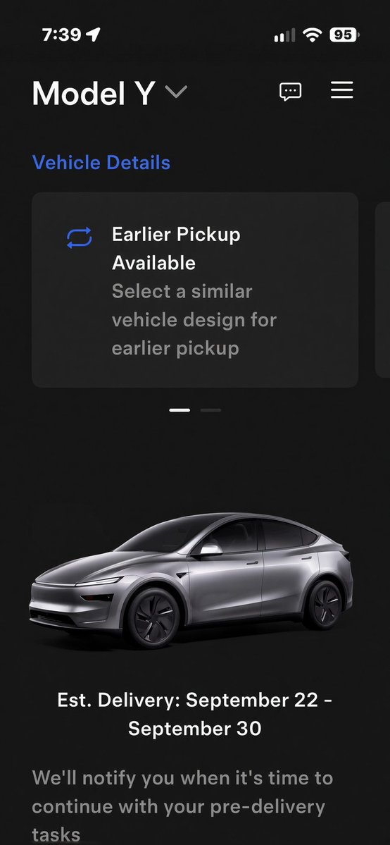 DavidTeslaTech_'s tweet photo. Delivery window just narrowed.
Now it’s just a waiting game for the VIN.
Ready whenever they are. https://t.co/RItzY1I4U3