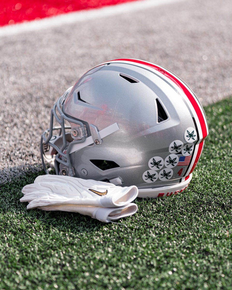 OhioStateFB's tweet photo. The best damn helmet in the land. 

#GoBucks https://t.co/cupboXqcor