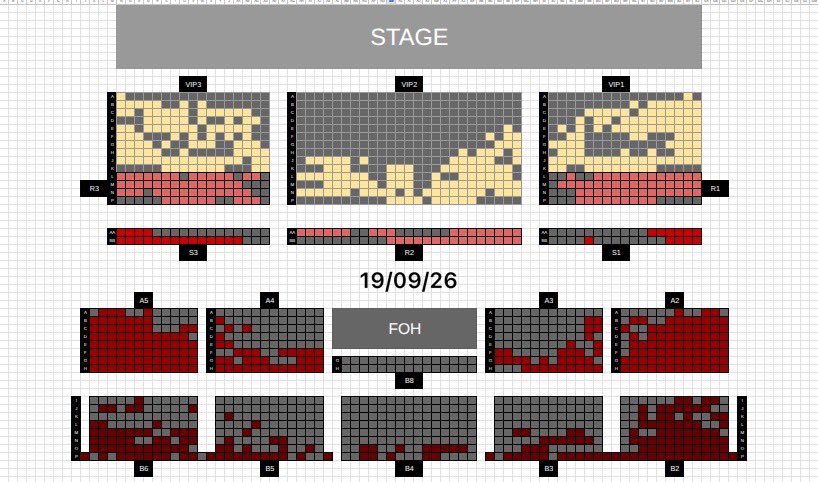 sn_snsd_'s tweet photo. สรุปบัตรคงเหลืองาน
#EdgeOfCalm_in_BKK 
19.09.26

Zone VIP 297 ใบ

Zone R 135 ใบ 

Zone S 29 ใบ

Zone A 222 ใบ

Zone B 177 ใบ

ใครที่ต้องการลุ้นเบเนฟิต สามารถซื้อได้ถึงวันที่ 9 ต.ค. นะคะ มาหาฟานี่กันค่าา ที่จากาตาร์คนเต็มเลยนะ

ซื้อบัตรที่ https://t.co/cnKxNM3q2p

#EdgeofCalmTour https://t.co/oM7MBS9EFk