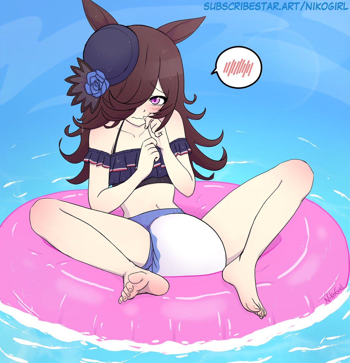 NikoGirl_ABDL's tweet photo. Poll Winner! ✨

You can't leave a little cutie all alone like this! Stop staring and get in the water already!

High-res + Art Process for subs! (link in bio)~

Alternative versions for the Exclusive Tier only 🔒 https://t.co/eJvsk4OeL1