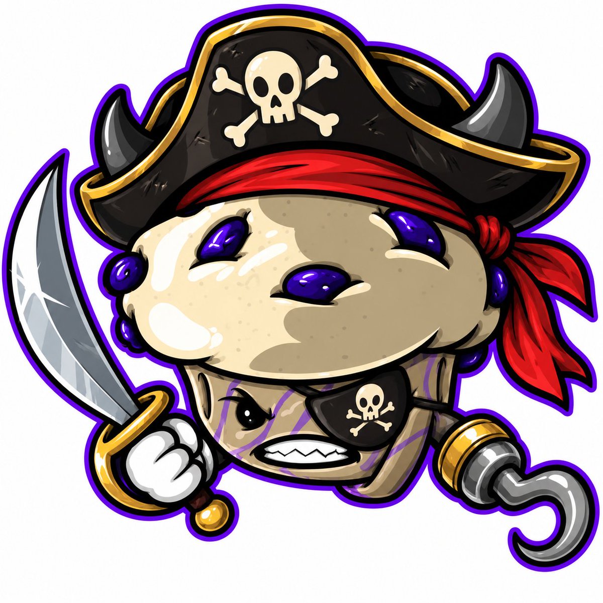 HellMuffins2026's tweet photo. Avast! The Hell Muffins be celebrating Talk Like a Pirate Day by unleashing full scale pastry massacres... they be plundering cupcakes, ambushing croissants, and throwing every crumb screaming into Davy Jones’ locker! 49 so farrrrr! Happy Saturday all! https://t.co/dSUC6ZWI7W