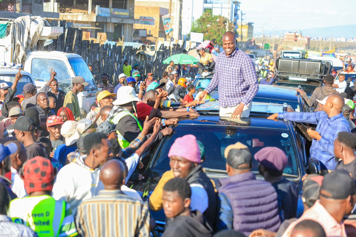 NdindiNyoro's tweet photo. Njiru, Nairobi County during the People’s Tour.

Free basic Education from January or 2028, more resourced Health Care, Economy, Jobs.

Asanteni sana Wadosi wetu wa Njiru, Kasarani Constituency, Nairobi City.

We are African and African is our Business.. https://t.co/gUR60im2uJ