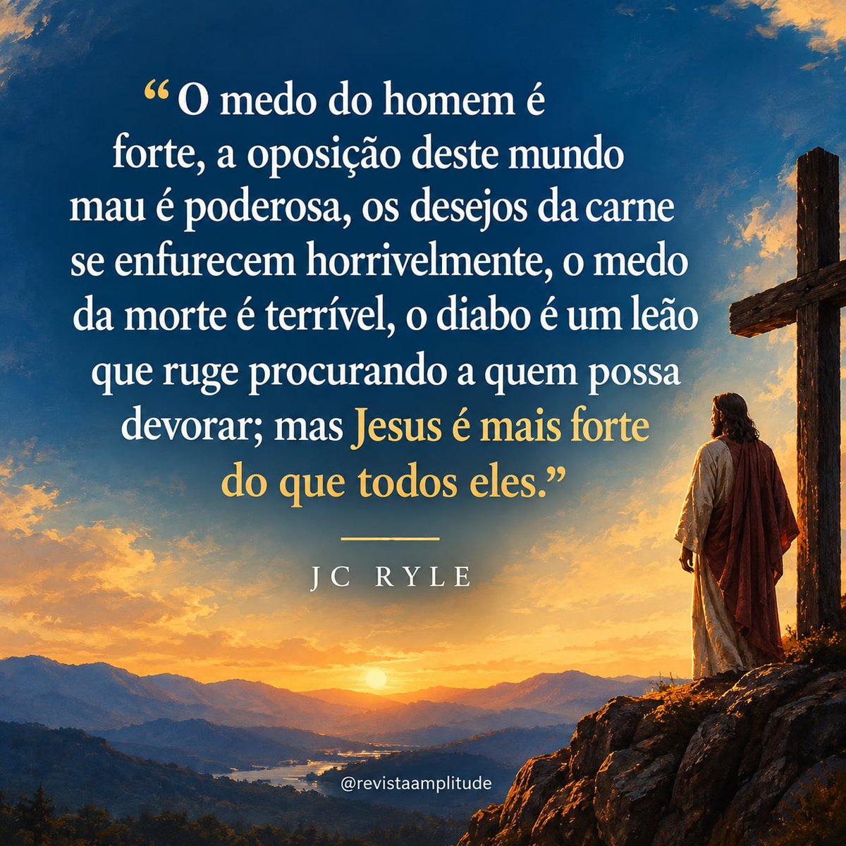 SammisReachers's tweet photo. @revistaamplitude #féemdeus #Jesuspode #firmenarocha https://t.co/lL5BllFNq5