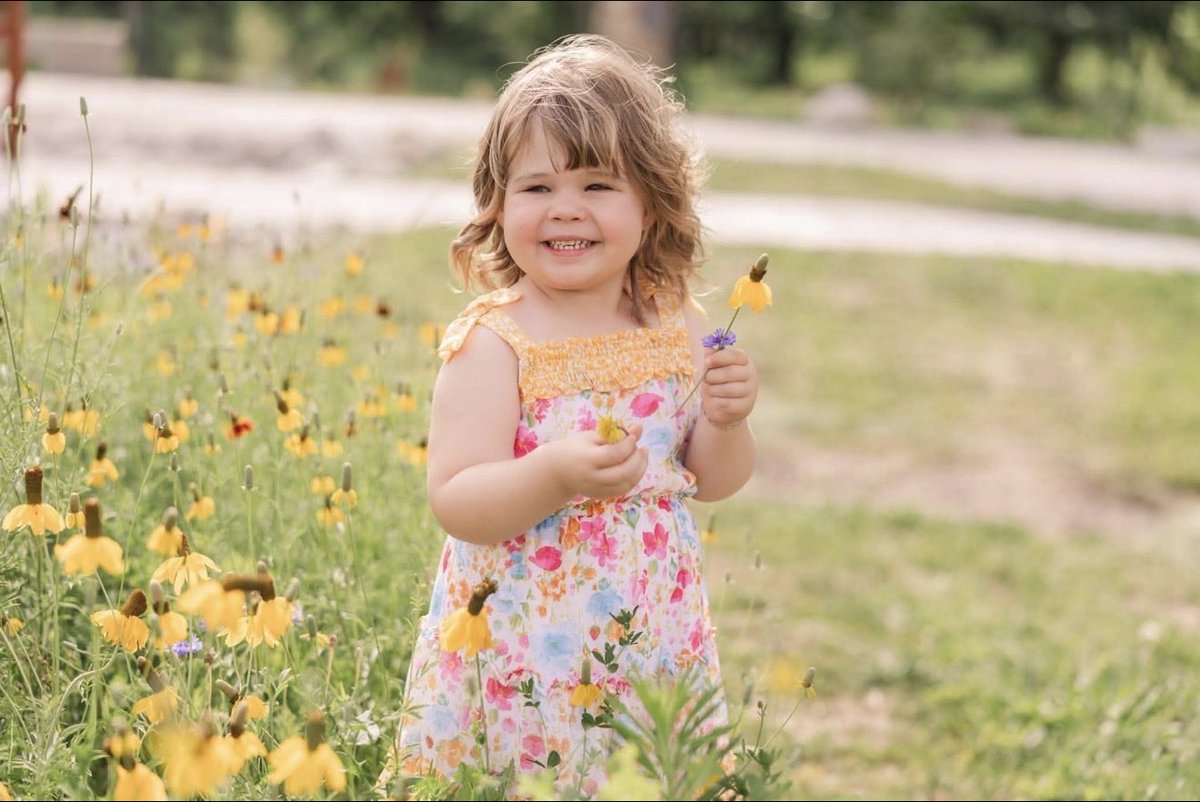 BHanni's tweet photo. Today’s #KUCancerFighter hero is Isabella “Izzy” Krumme, a 4-year-old from Lenexa who recently wrapped up a 2-year battle with B-Cell Leukemia.

In all, this courageous little lady endured 26 months of treatment and finally got to ring the bell in June. She still goes in for monthly bloodwork and will continue regular checkups for the next 5 years, but right now Ms. Izzy is feeling great and crushing cancer!  She’s excited to get back to playing with friends, riding her bike, and attending KU Volleyball matches as well.

Her mother described her as a “warrior” and added, “Izzy battled cancer with everything she had. She faced lots of ups & downs but did so with a smile on her face and a positive attitude despite all she endured. She was always more worried about the other kids and people around her, spending much of her time in the clinic making cards for others to brighten their day.”

Izzy, we are so excited to see you doing so well and are thrilled to dedicate today’s broadcast to you. Your determination and selfless heart for others are both so inspiring! Keep crushing it, girl. You’ve got this! ❤️💙