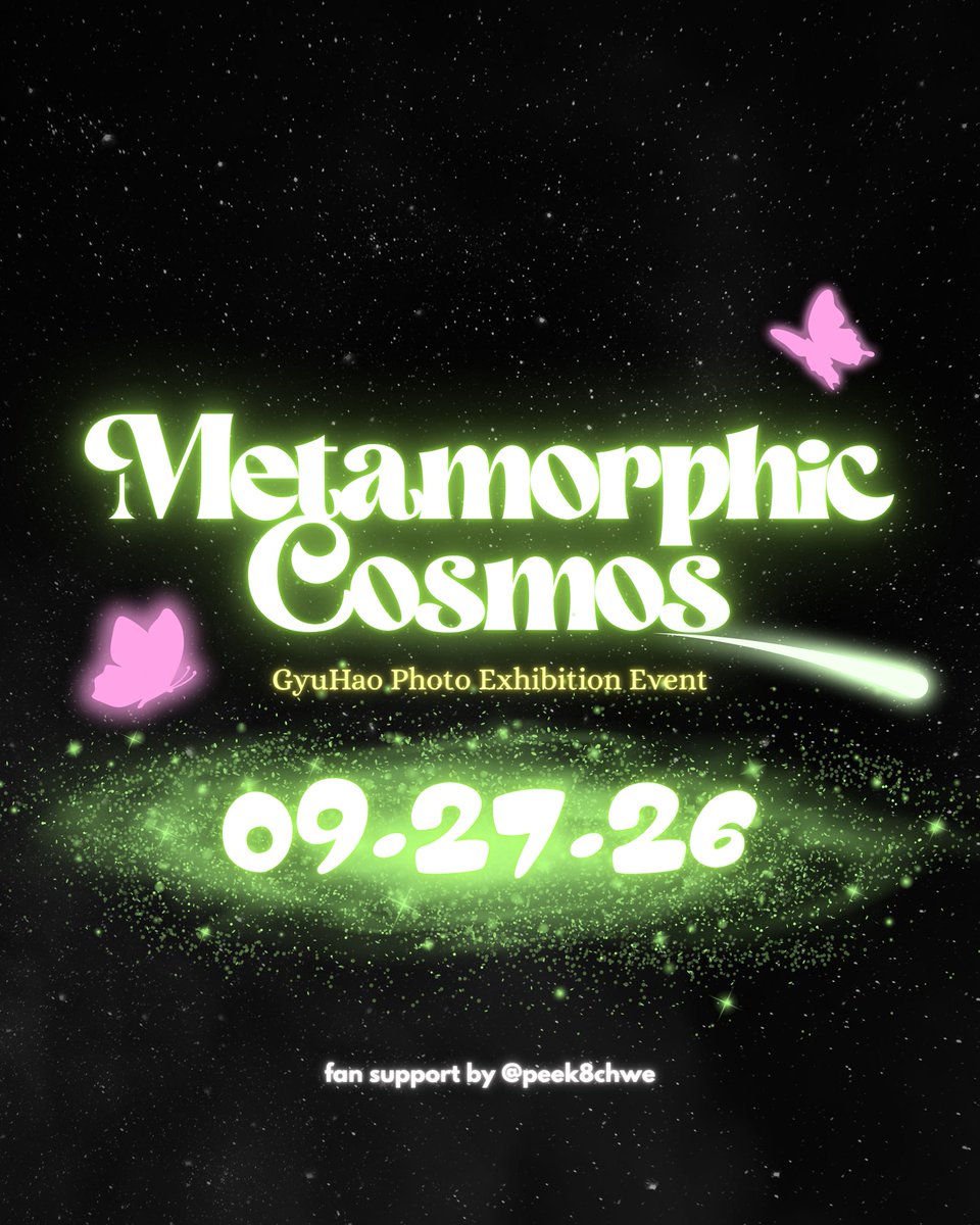 peek8chwe's tweet photo. from tomato garden to the cosmos 🥹🦋💫

ᯓ★ METAMORPHIC COSMOS ★ᯓ
#MM8tamor9hic @lovekuiba 
09.27.26

fan support by @peek8chwe 

⭒ sticker flakes
⭒ mini ❤︎ uchiwa (limited)
⭒ keyrings ❤︎ button pins

see u under the same stars ˖‧⟡˚⊹ https://t.co/EfHTIoLM4F