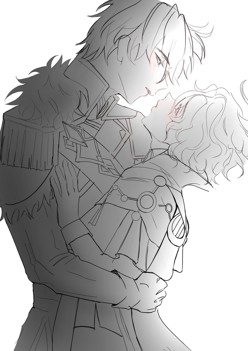 MyJellySpace's tweet photo. I wanted to coloured it, but got not time 💔

The yearning in their gaze, ugh, I love them

#Valitya #Mitya #Valeriy https://t.co/gFPSdfgdQe