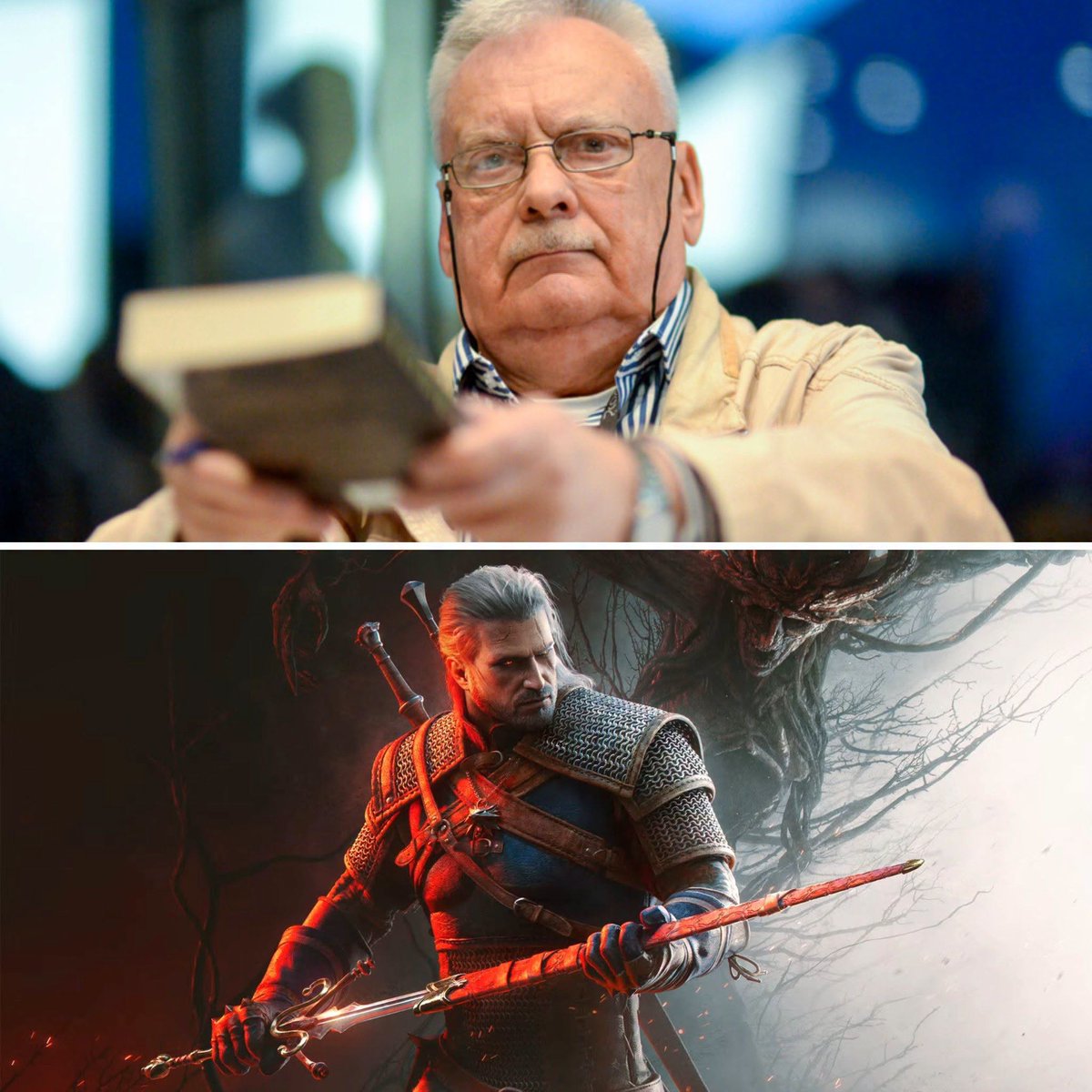 Urban_WKS1947's tweet photo. OFICJALNIE: Andrzej Sapkowski tworzy nową, kolejną książkę na podstawie gier o "Wiedźminie" od CD Projekt Red. Planuje zakończyć pracę pod koniec 2027, więc jest szansa na premierę w 2028, akurat jak nowa gra wyjdzie. Idealnie! 🐺

Źródło: Copernicon 2026 https://t.co/Px6mJOYb5p